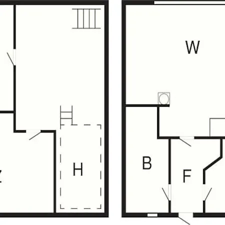 6 Person On A In Bl Vand Holiday home Blavand